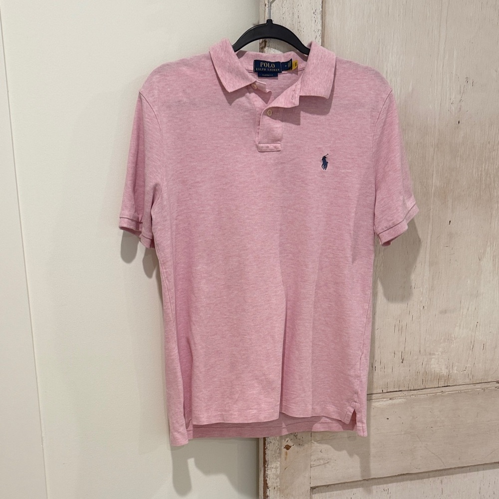 Polo by Ralph Lauren Men's Soft Pink Polo Shirt